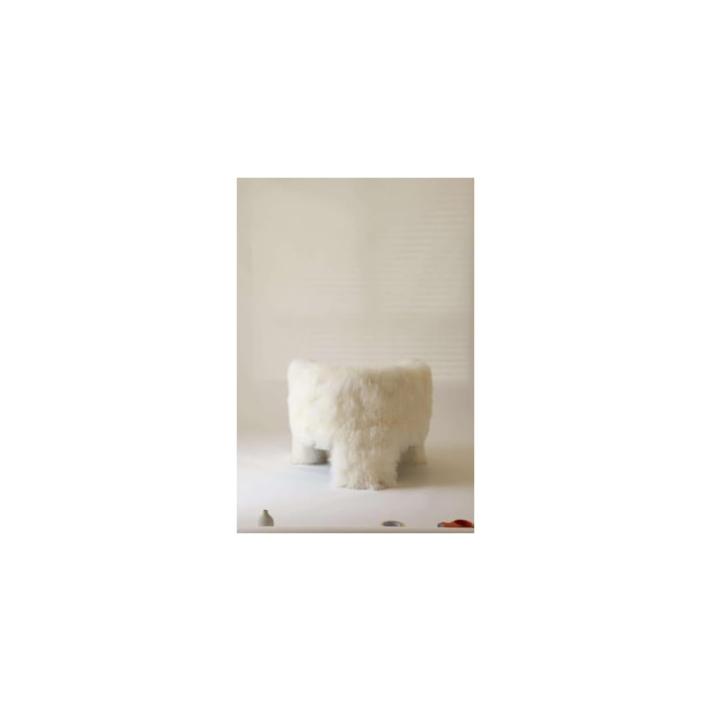White Curly Lamb Fur Accent Chair with Plush Seat and Modern Armrests