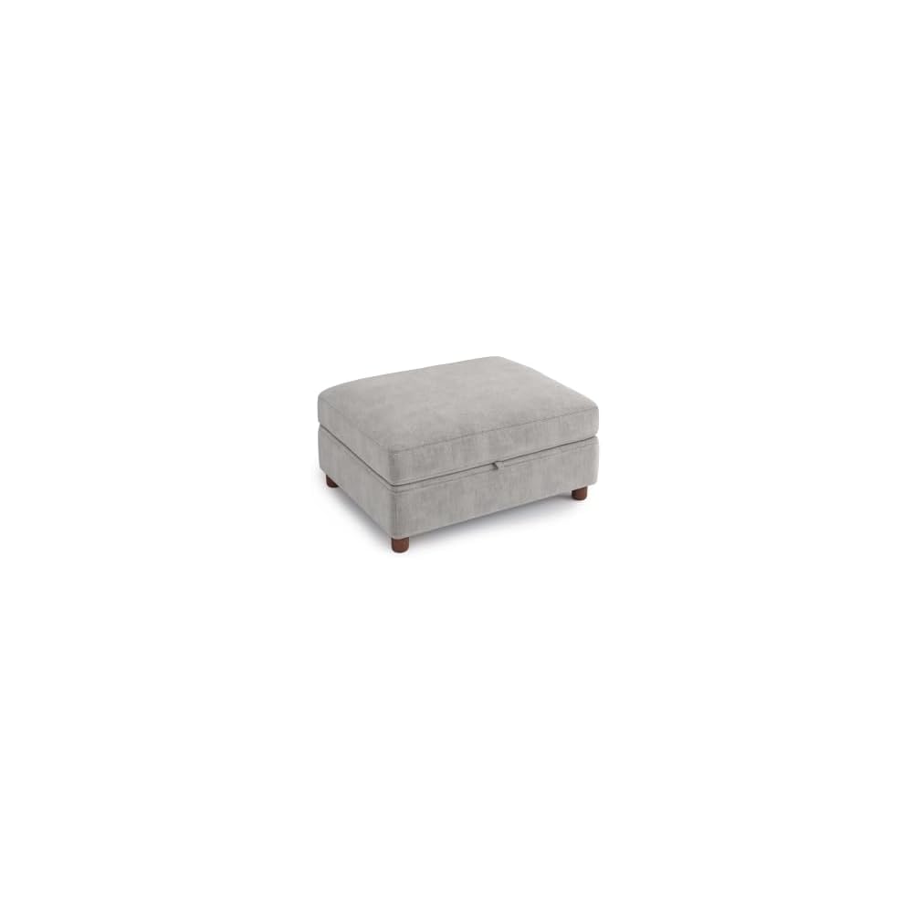 SITJOY Large Cloud Couch, Accessory, Light Gray, Storage Ottoman