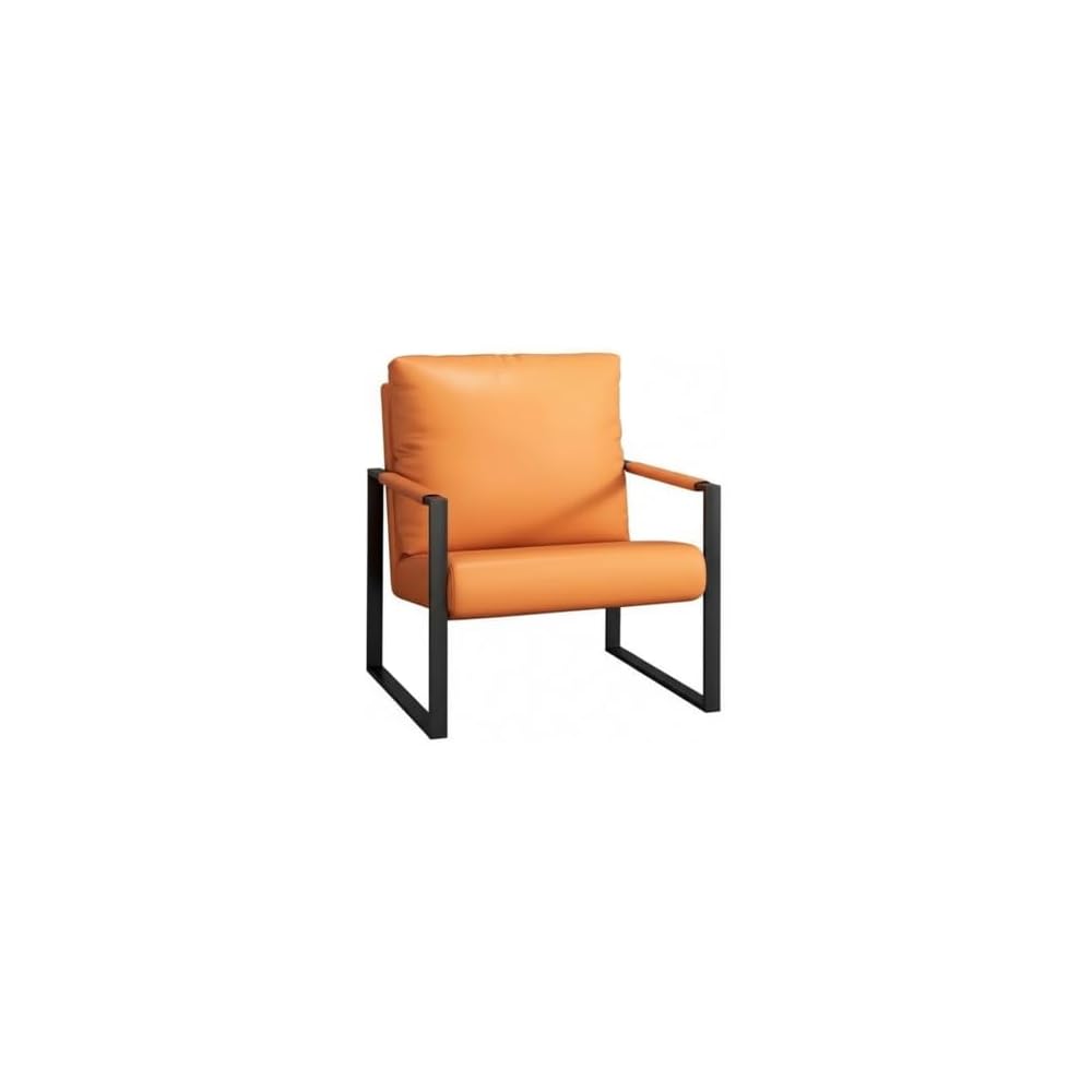 Luxury Ergonomic Lounge Chair with High-Density Foam (Brown)