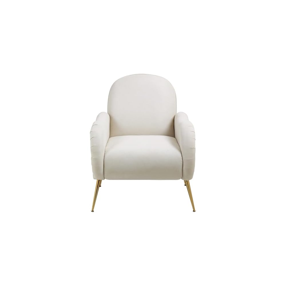 Stylish Snowflake Fabric Accent Chair with Metal Legs, Durable Single Sofa for Living Room, Bedroom, Dining Room, Holds 300lbs - Perfect Club Guest Seating