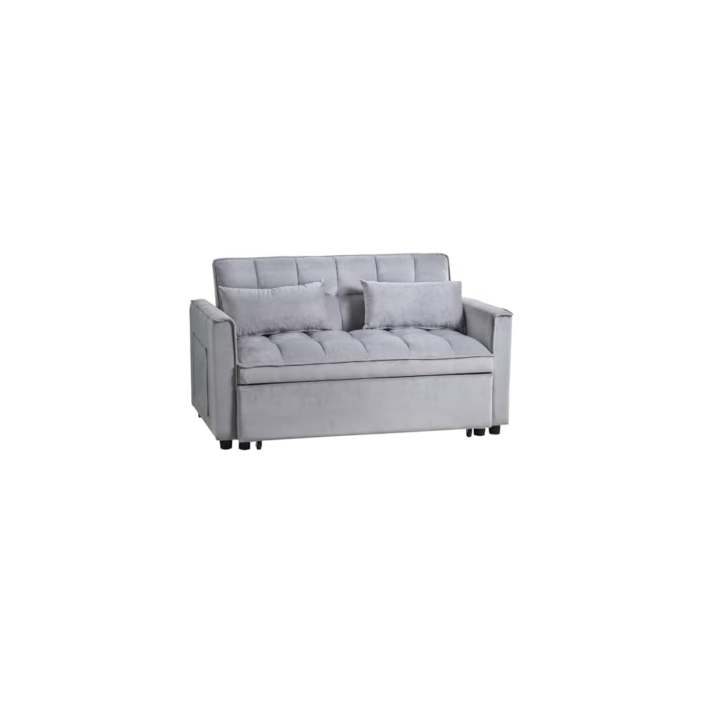 3 in 1 Convertible Sleeper Sofa Bed with Pull Out Couch Bed