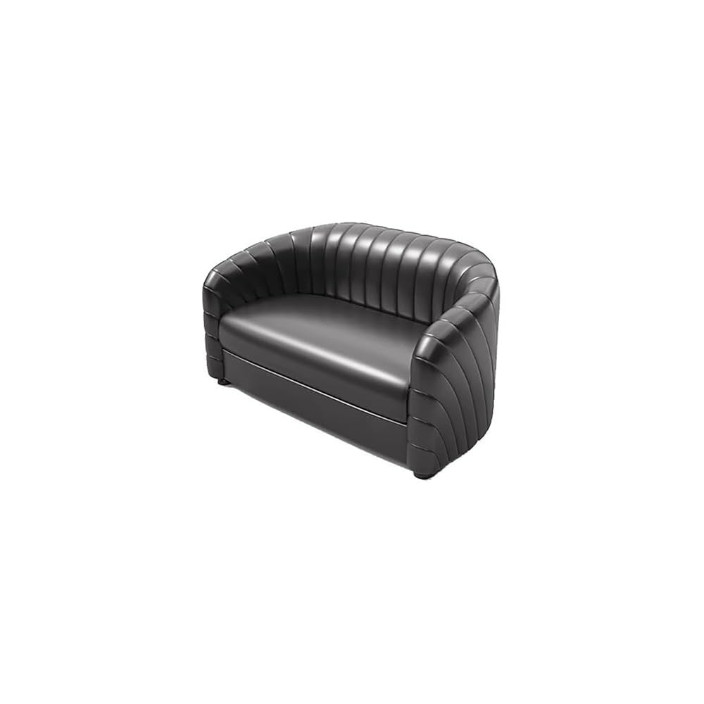 PU Lounge Chair Retro Luxury Industrial Pub Booth Furniture Ingle Lounge Armchair American Styleupholstered Single Cigar Sofa for Cafe Bistro Restaurant Nightclub Wine Bar Coffee Shop Music Bar