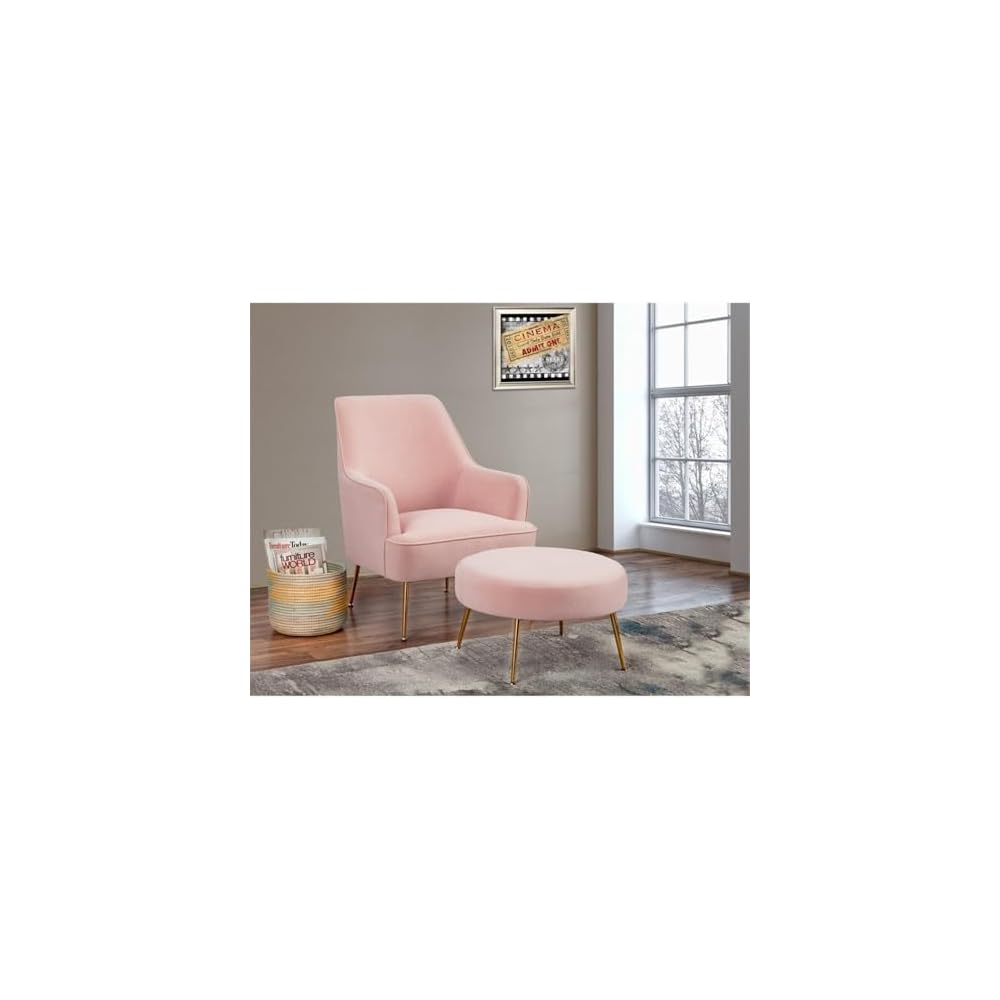 Alpine Furniture Rebecca Leisure Chair, Pink