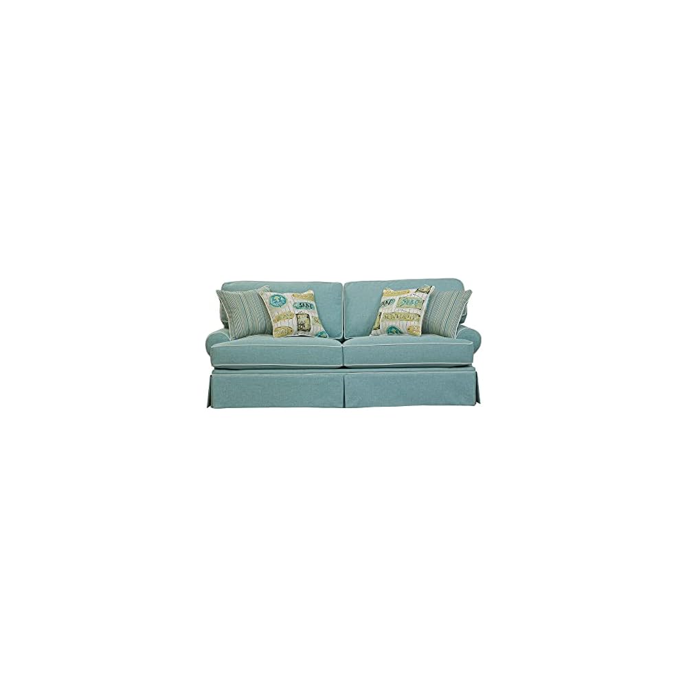 American Furniture Classics 8-010-S275A Coastal Aqua Series Sofa