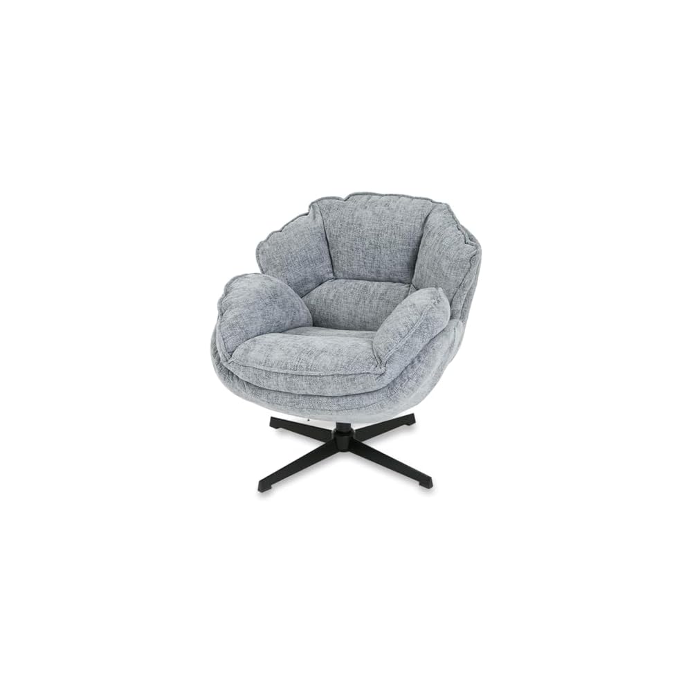 Iris Plaza Personal Chair, Luxurious, Relaxing Personal Space, Charcoal