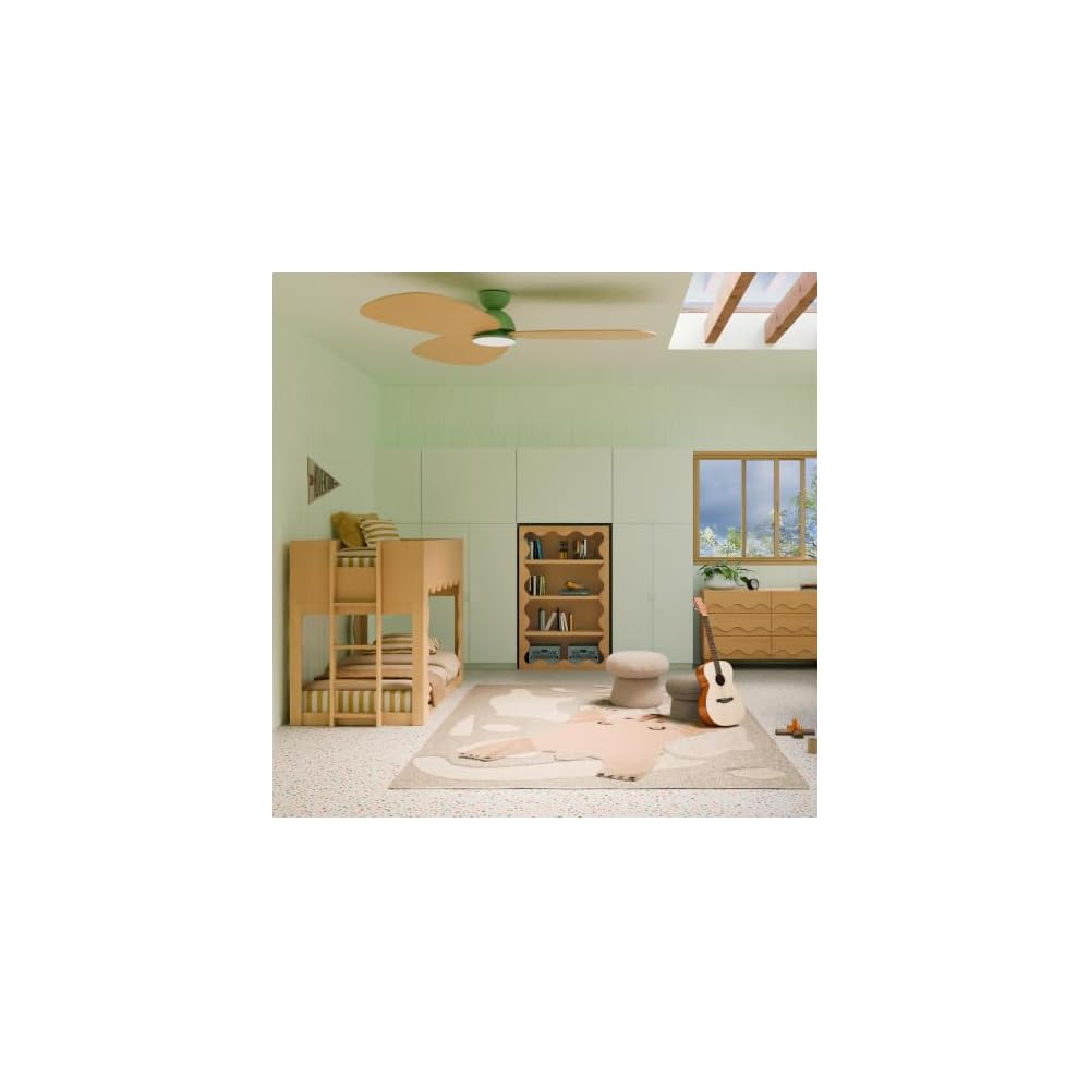 babyletto Kids Lido Wave Convertible Low Loft Twin Bed in Honey