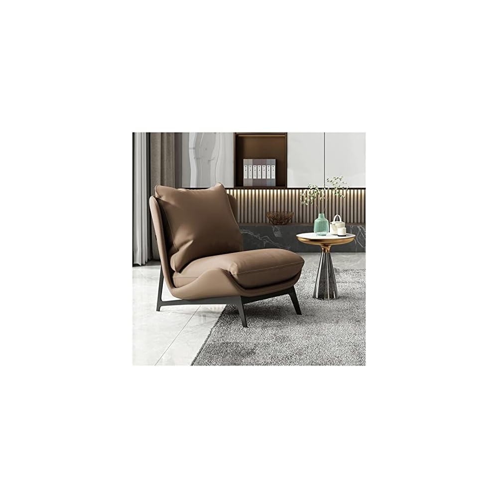 Single Sofa Chair Leather Single Chair Home Fabric Simple Modern Single Chair Living Room Bedroom Balcony Leisure Sofa Chair (Color : 04) (7)