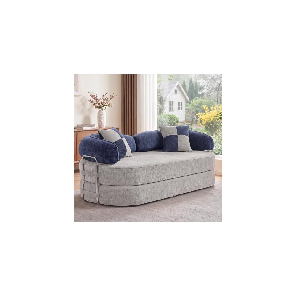 Vipbear Premium 79" L Versatile Sectional Convertible Sofa Bed Couch