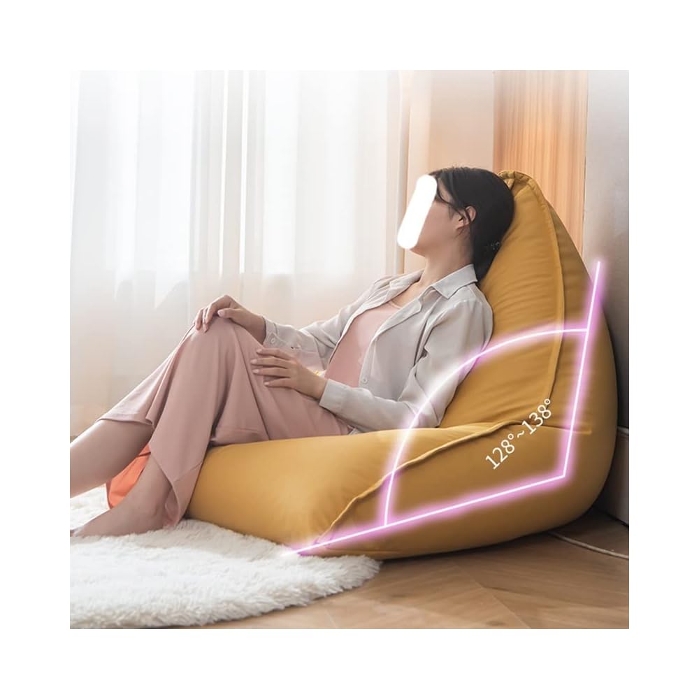 Chair with Filling Sofa Leisure Chaise Lounge Foldable Lazy Couch Living Room Furniture Decoration