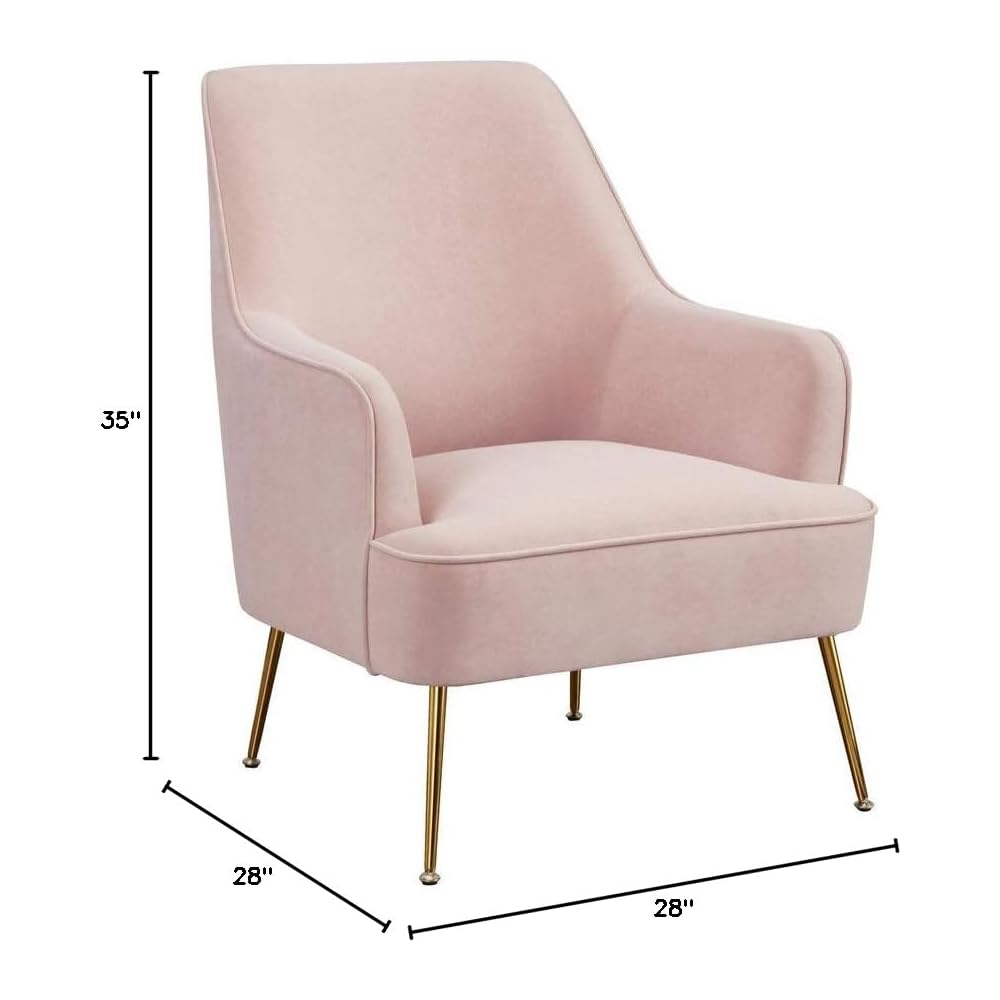 Alpine Furniture Rebecca Leisure Chair, Pink