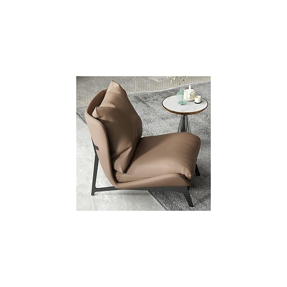 Single Sofa Chair Leather Single Chair Home Fabric Simple Modern Single Chair Living Room Bedroom Balcony Leisure Sofa Chair (Color : 04) (7)