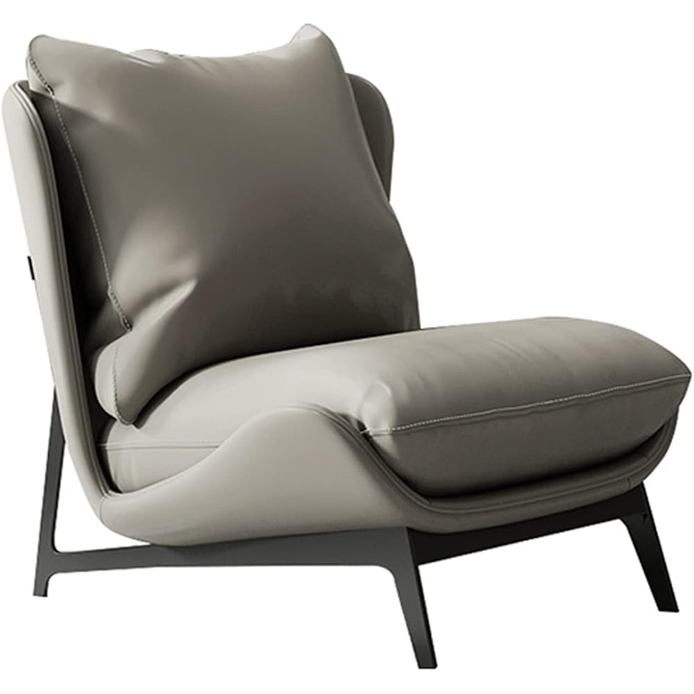 Single Sofa Chair Leather Single Chair Home Fabric Simple Modern Single Chair Living Room Bedroom Balcony Leisure Sofa Chair (Color : 04) (7)