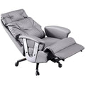 Electric Full Reclining Office Chair with Footstool Management(E)