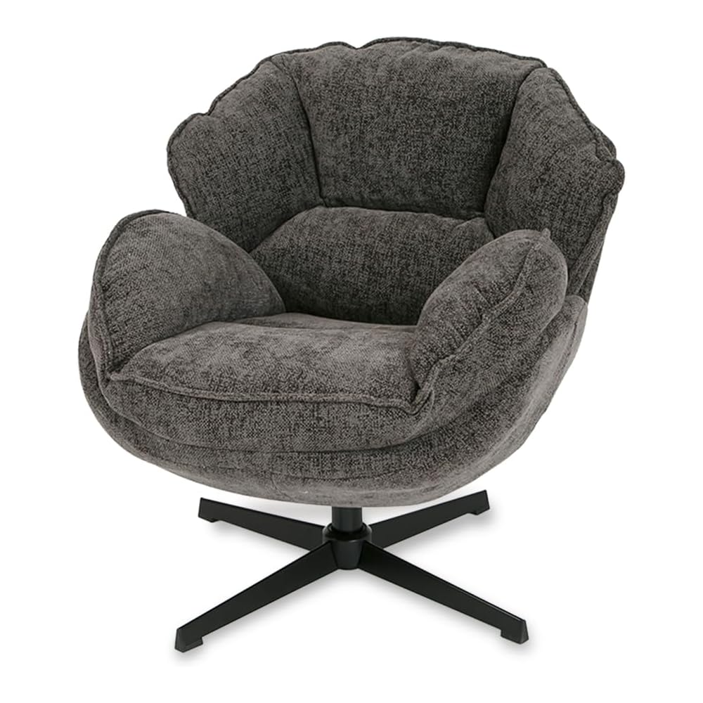 Iris Plaza Personal Chair, Luxurious, Relaxing Personal Space, Charcoal