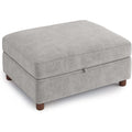 SITJOY Large Cloud Couch, Accessory, Light Gray, Storage Ottoman