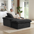 Oversized Boneless Couch Recliner Chair with Ottoman & Sofa Bed